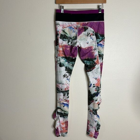 LULULEMON Speed Tight III Pigment Wave print athletic leggings gym workout - Picture 6 of 12